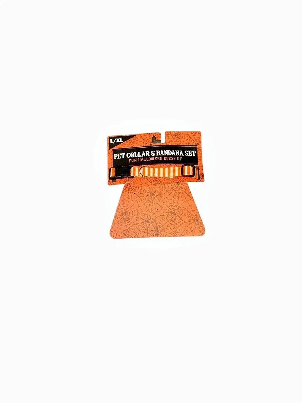 Pet Collars L/XL Orange & Purple NWT